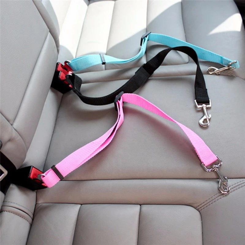 Corde de traction télescopique pour ceinture de sécurité de voiture pour animaux de compagnie