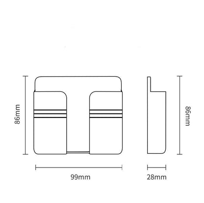 Support de chargement de téléphone portable, boîte de rangement collante sans poinçon