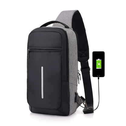 Anti-theft USB Chest Bag