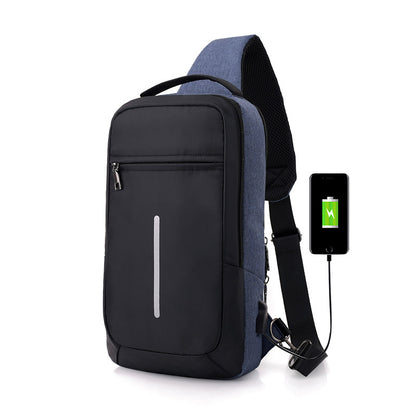 Anti-theft USB Chest Bag