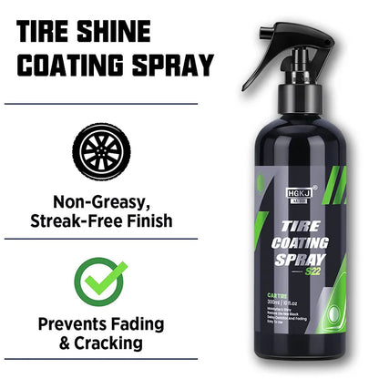 Tire Shine Coatings Long Lasting Tyre High Gloss Easy Application