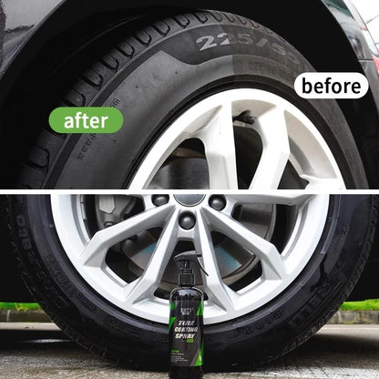 Tire Shine Coatings Long Lasting Tyre High Gloss Easy Application