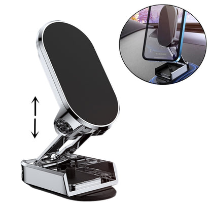 Support de téléphone magnétique de voiture rotatif en métal, téléphone portable universel pliable