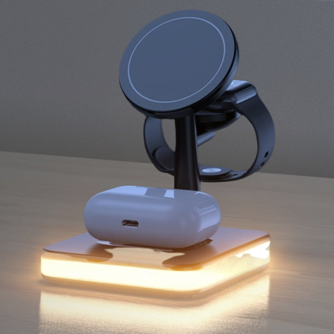 MagDock - 3-in-1 Wireless Charger